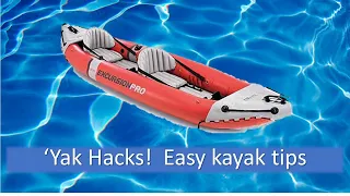 Kayak hacks - how to carry, dry, deflate your kayak.