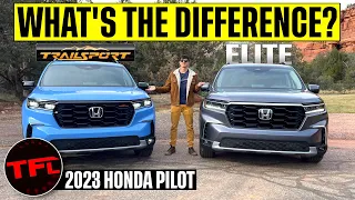 The 2023 Honda Pilot TrailSport & Elite Aren't NEARLY as Similar as You Think...Here's Why!