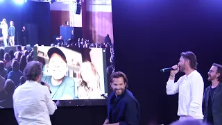Misha's video call (Jensen, Jared, Rob, Rich) - JIB14
