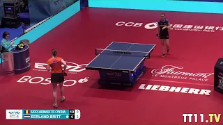 Bernadette Szocs vs Britt Eerland   1 4   Europe Top 16 2022