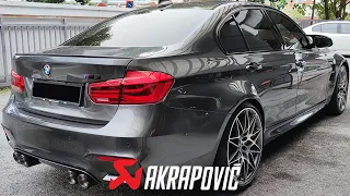 BMW M3 F80 COMPETITION AKRAPOVIC EXHAUST