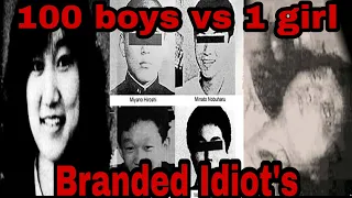 100 boys vs 1 girl😓 | brutal news | junko furuta | Branded Idiot's