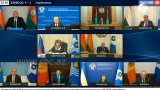 Ильхам Алиев: «Армянские танки действительно оказались в Баку, но в качестве военных трофеев»