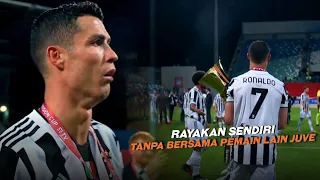 AKU JUARA, TAPI AKU TAK BAHAGIA 😭 Lihat Bagimana Cara C. Ronaldo Saat Merayakan Tropi Coppa Italia