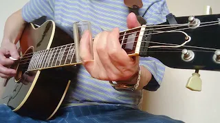 gibsonJ-160e(1995年製)オール単板で弾き語り。スライドギターレギュラーチューニング演奏。キヨス商会の独り歌。J-160e話。