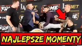 DRUGA Konferencja FAME MMA! NAJLEPSZE MOMENTY!!! BOXDEL,GUZIK,MAGICAL,POLAK