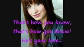 Demi Lovato - Thats How You Know [Lyrics] HQ