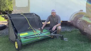 John Deere 42" Lawn Sweeper - Overview