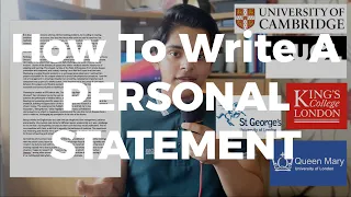 How To Write A COMPELLING Personal Statement | In-Depth Guide For Students | UCAS