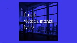 f.u.c.k lyrics - victoria monét