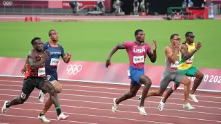 Men's 100m Final Tokyo Olympics Reaction