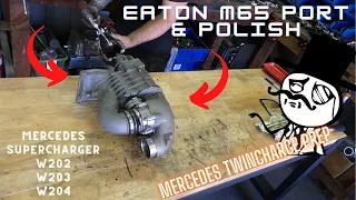 Mercedes Benz M65 Supercharger, silencer port delete and porting and polishing W202 W203 W204