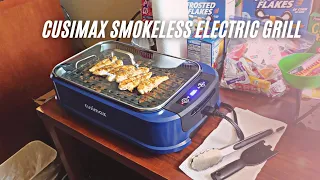 CUSIMAX Smokeless Grill Review & Test | CUSIMAX Portable Electric Grills