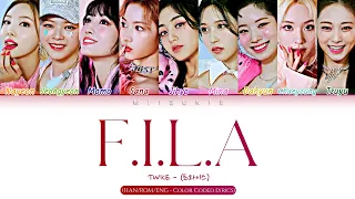 TWICE (트와이스) - 'F.I.L.A (Fall In Love Again)' (HAN/ROM/ENG Color Coded Lyrics) - By Miisukie