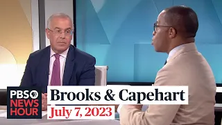 Brooks and Capehart on cluster munitions for Ukraine, Trump's grip on Republican voters