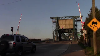 Route 52 Drawbridge in Action (West Side) Joliet, IL 5/9/20