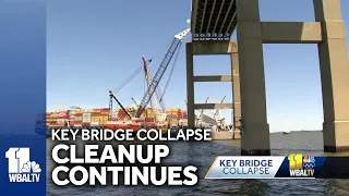 Firsthand look at Key Bridge collapse cleanup effort