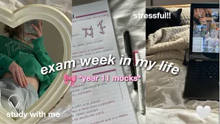 exam week in my life | year 11 GCSE mocks vlog🤍