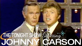 Johnny Helps Steve Lawrence Sing "Love Is Here To Stay" | Carson Tonight Show