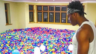 FILLING A ROOM WITH 150,000 BALLS!