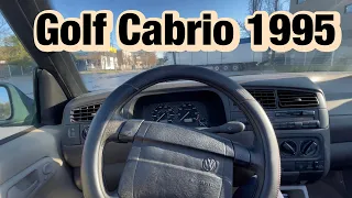 Golf Cabrio MK3 2.0 115Hp From 1995 Drive Test