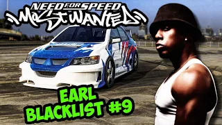 Beating Earl #9 with One Hand! (Insane NFS Most Wanted Gameplay)