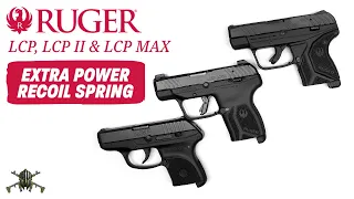 Extra Power Recoil Spring Upgrade for Ruger LCP, LCP II & LCP MAX!