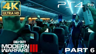 Call of Duty Modern Warfare III Campaign HDR 4K PS4 PRO GAMEPLAY PART 6 PASSENGER