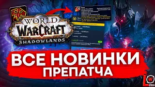 ВСЕ НОВИНКИ ПРЕПАТЧА SHADOWLANDS, ВТОРЖЕНИЕ ПЛЕТИ, РАРНИКИ WOW ВЫХОДИТ 11 НОЯБРЯ