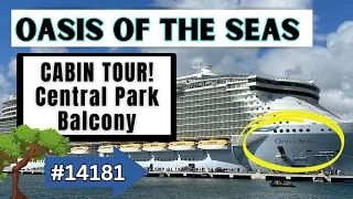 Cabin Tour: Royal Caribbean's Oasis of the Seas, Central Park Balcony 14181