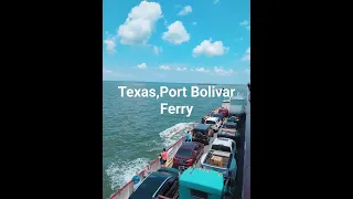 Galveston-Port Bolivar Ferry #texas #galveston #usa #ferry #travel #island