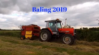 Baling Hay | Massey Ferguson 3080 | Ford New Holland 835