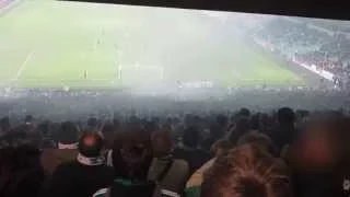 ASSE-Inter Milan 1-1 Ambiance Kop Nord au moment du BUT de Bayal