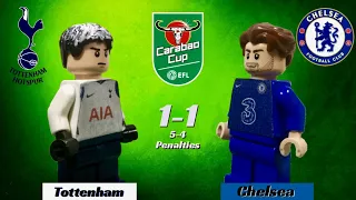 Tottenham 1-1 Chelsea | Highlights and Penalty Shootout in LEGO