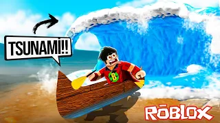 ROBLOX TSUNAMİ OYUNU! KAÇ VE HAYATTA KAL! - Roblox Tsunami Game