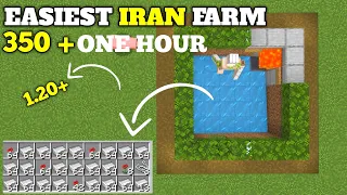 THE BEST IRON FARM in 1.20 (Minecraft Bedrock & PE)