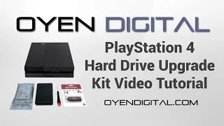 How to Replace the PlayStation 4 (Original Model) Hard Drive - Oyen Digital PS4 Upgrade Kit