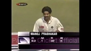 Newzealand tour of India 1995, all round performace by Manoj Prabhakar (man of series)