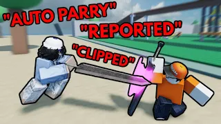 THEY THOUGHT I HAD AUTO PARRY AND REPORTED ME - ROBLOX Combat Warriors