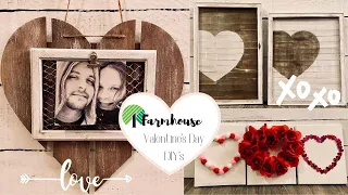 Dollar Tree Valentine's Day DIY Decor |  Dollar Tree Farmhouse DIY Decor | Valentine's Day DIY