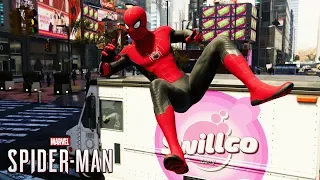 Spider-Man Far From Home Suit Free Roam & Combat Gameplay - Marvel's Spider-Man PS4