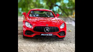 #diecast Mercedes AMG GT unboxing & review diecast scale model car