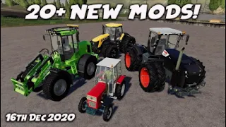 20+ NEW MODS (Review) Farming Simulator 19 FS19 16th Dec 2020.