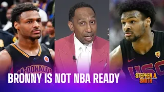 Bronny James is NOT NBA ready