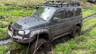 UAZ Patriot змз 409 и om606 cdi, 33 Nortec ET-500, все блокировки спрут.