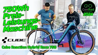 Bestes Preis-Leistungs Hardtail mit 750Wh? Cube Reaction Hybrid Race 750