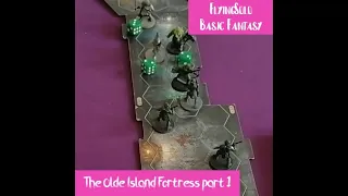 Flying solo Basic Fantasy The Olde Island Fortress part 1. Actual play.