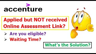 Applied in Accenture but NOT received any exam link yet? Should you wait or move on?