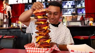 Octuple Bypass Burger Challenge (Heart Attack Grill)