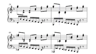 Vivaldi - Summer (Presto) The Four Seasons (Piano Solo arr., Noten, sheet music, partition)